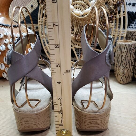 Dansko Women's 7/37 Lou Sandal EVA Burnished Leather Open Toe Buckle Comfort - Picture 10 of 15